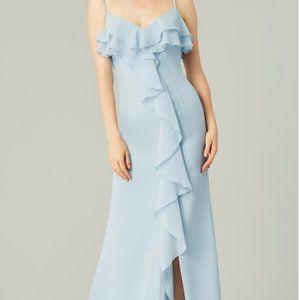 NWT Kleinfeld Ruffled Long Bridesmaid Dress